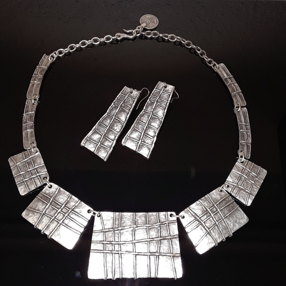 Turkish Made, necklace and earring set